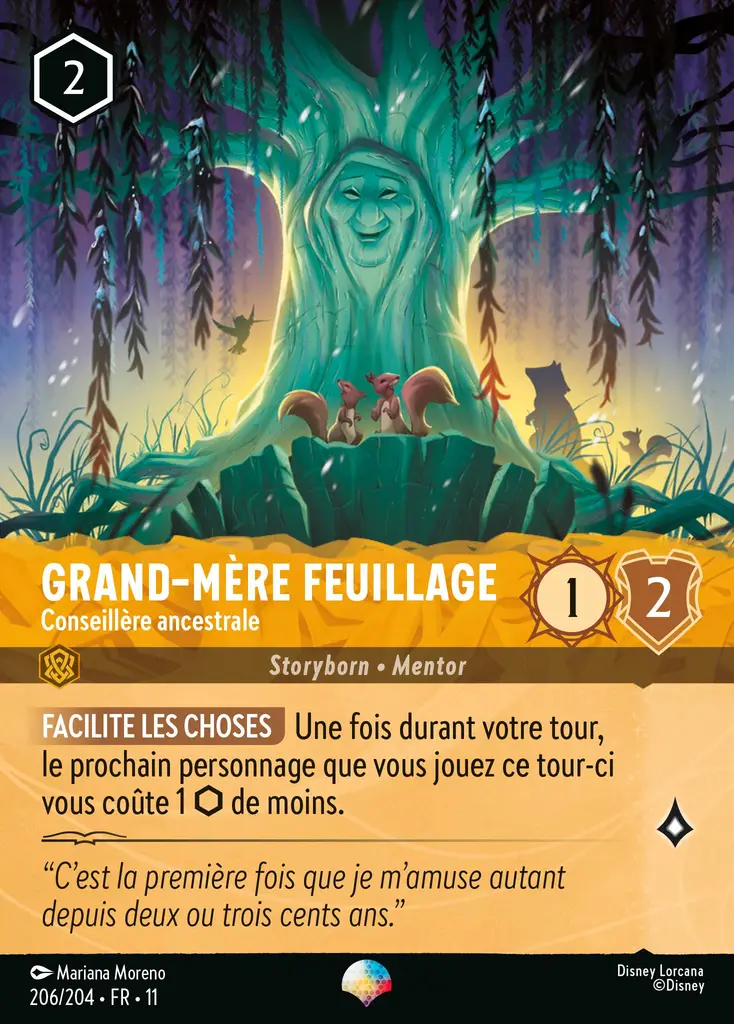 LOR11 [FR] WSP 206 GRAND-MERE FEUILLAGE - CONSEILLERE ANCESTRALE (EPIC)