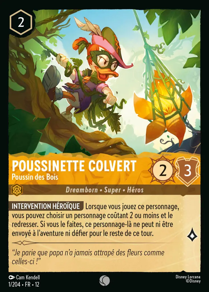 LOR12 [FR] WIL 001 POUSSINETTE COLVERT, POUSSIN DES BOIS (COMMUNE)