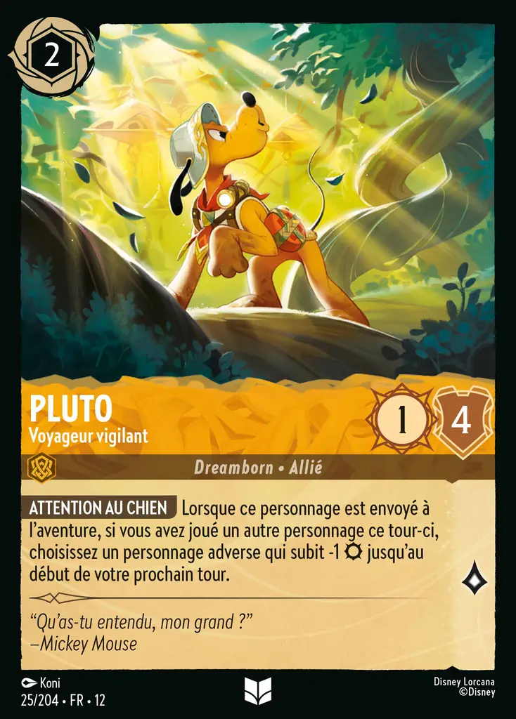 LOR12 [FR] WIL 025 PLUTO, VOYAGEUR VIGILANT (UNCO)