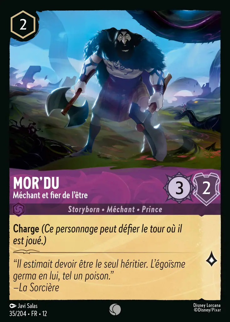 LOR12 [FR] WIL 035 MOR'DU, MECHANT ET FIER DE L'ETRE (COMMUNE)