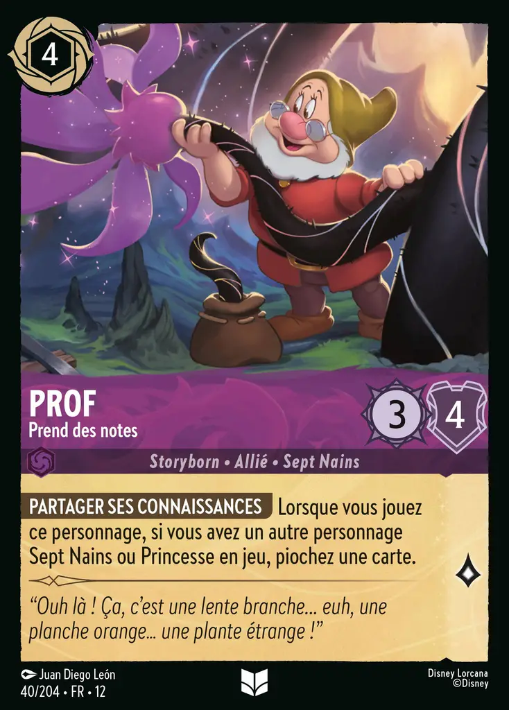 LOR12 [FR] WIL 040 PROF, PREND DES NOTES (UNCO)