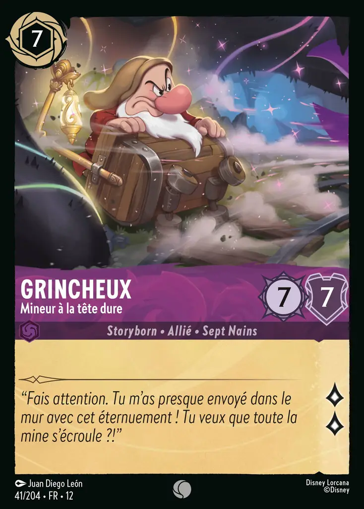 LOR12 [FR] WIL 041 GRINCHEUX, MINEUR A LA TETE DURE (COMMUNE)
