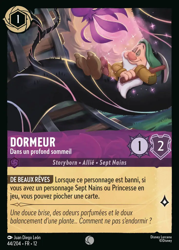 LOR12 [FR] WIL 044 DORMEUR, DANS UN PROFOND SOMMEIL (COMMUNE)