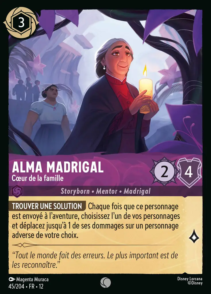 LOR12 [FR] WIL 045 ALMA MADRIGAL, C&OElig;UR DE LA FAMILLE (COMMUNE)