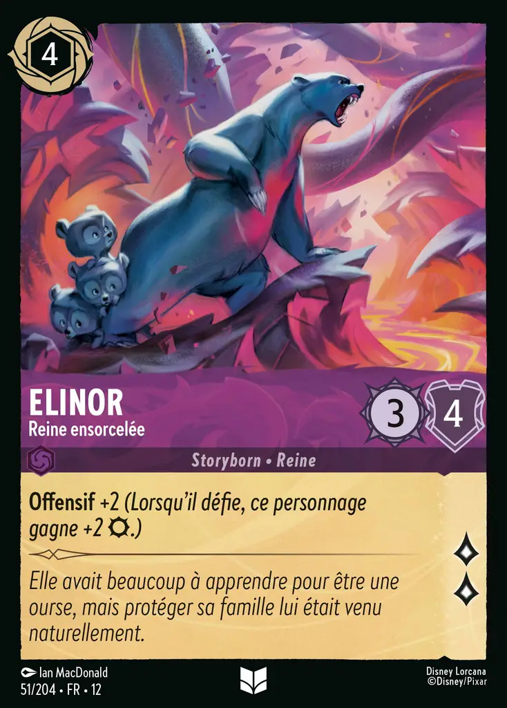 LOR12 [FR] WIL 051 ELINOR, REINE ENSORCELEE (UNCO)