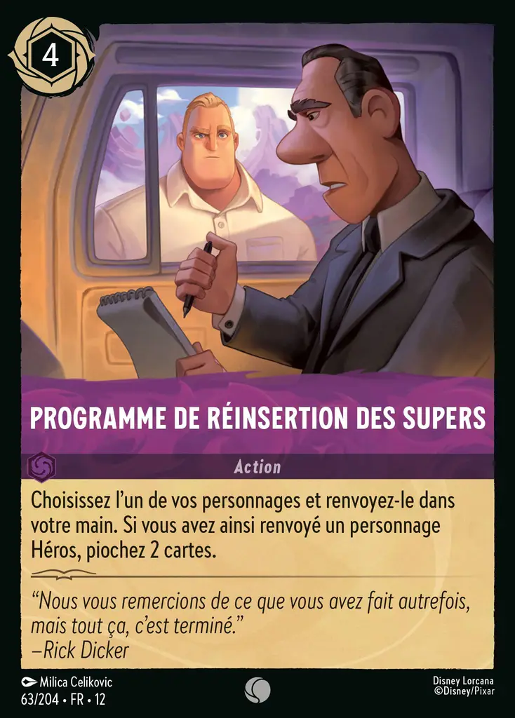 LOR12 [FR] WIL 063 PROGRAMME DE REINSERTION DES SUPERS (COMMUNE)