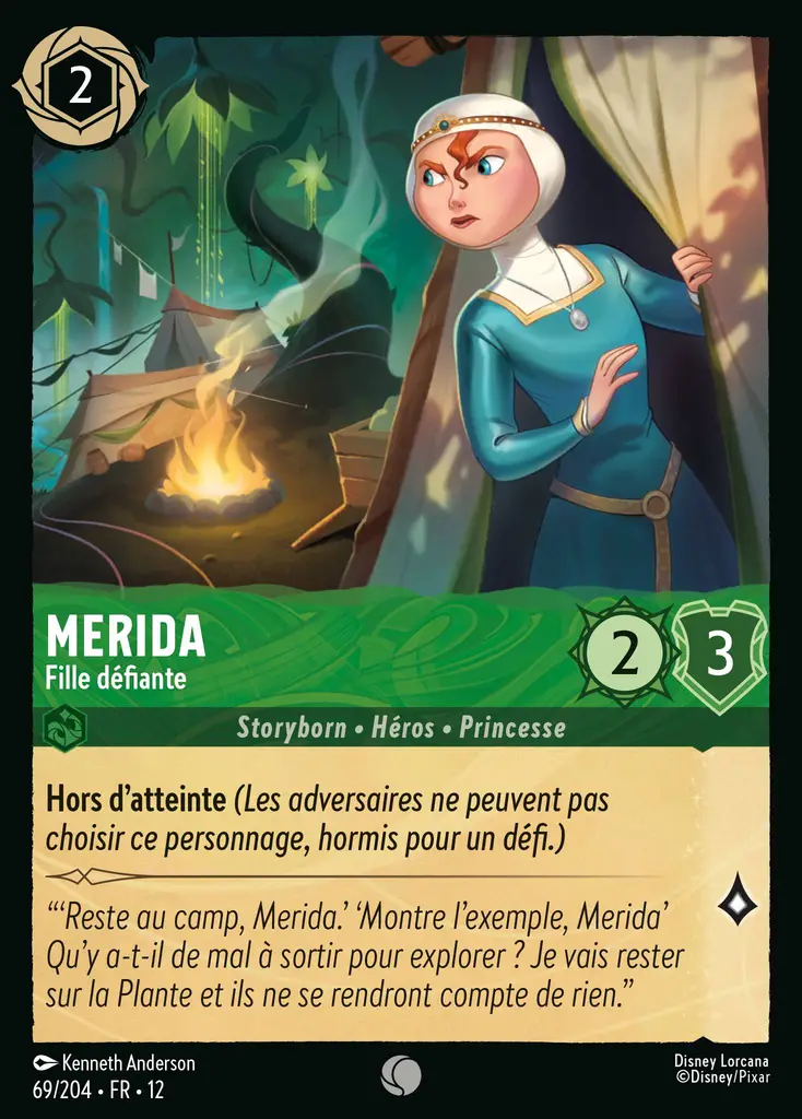 LOR12 [FR] WIL 069 MERIDA, FILLE DEFIANTE (COMMUNE)