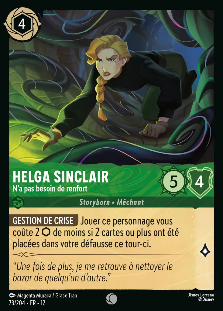 LOR12 [FR] WIL 073 HELGA SINCLAIR, N'A PAS BESOIN DE RENFORT (COMMUNE)