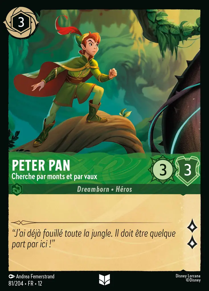 LOR12 [FR] WIL 081 PETER PAN, CHERCHE PAR MONTS ET PAR VAUX (UNCO)