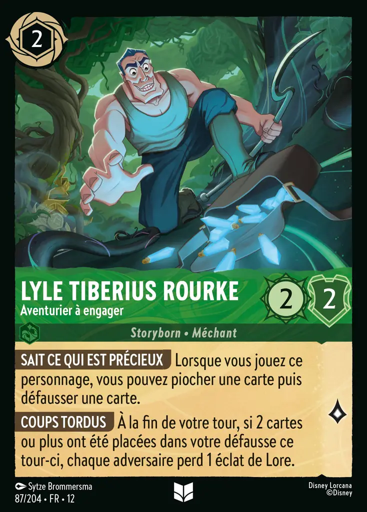 LOR12 [FR] WIL 087 LYLE TIBERIUS ROURKE, AVENTURIER A ENGAGER (UNCO)