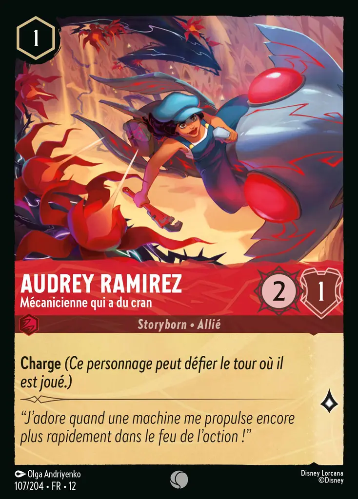 LOR12 [FR] WIL 107 AUDREY RAMIREZ, MECANICIENNE QUI A DU CRAN (COMMUNE)