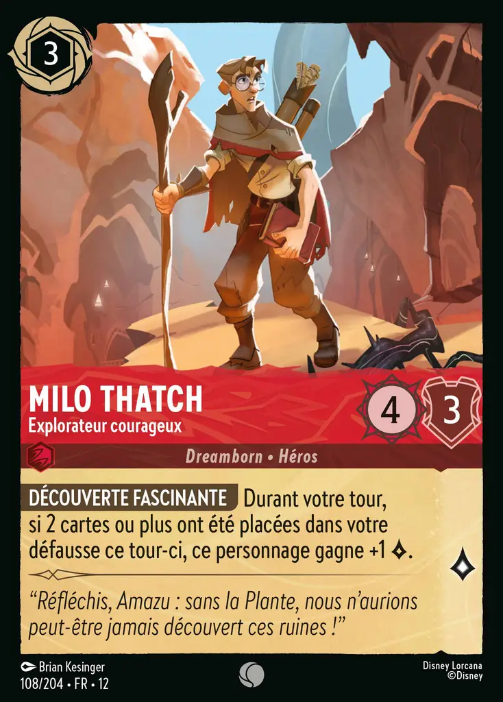 LOR12 [FR] WIL 108 MILO THATCH, EXPLORATEUR COURAGEUX (COMMUNE)