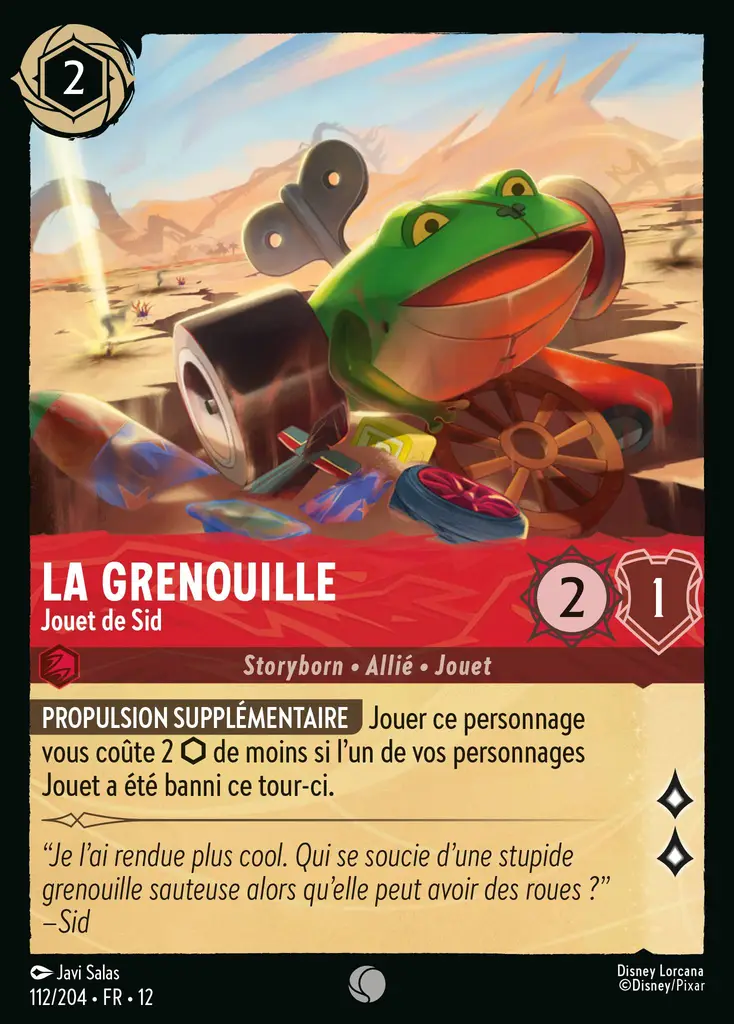 LOR12 [FR] WIL 112 LA GRENOUILLE, JOUET DE SID (COMMUNE)