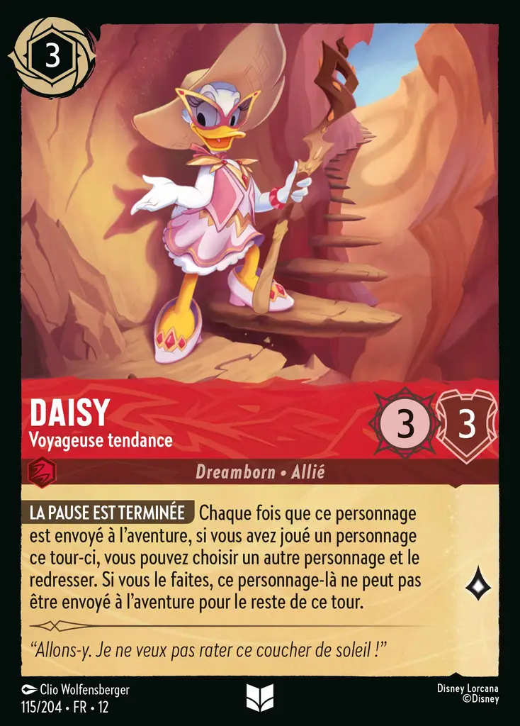 LOR12 [FR] WIL 115 DAISY, VOYAGEUSE TENDANCE (UNCO)