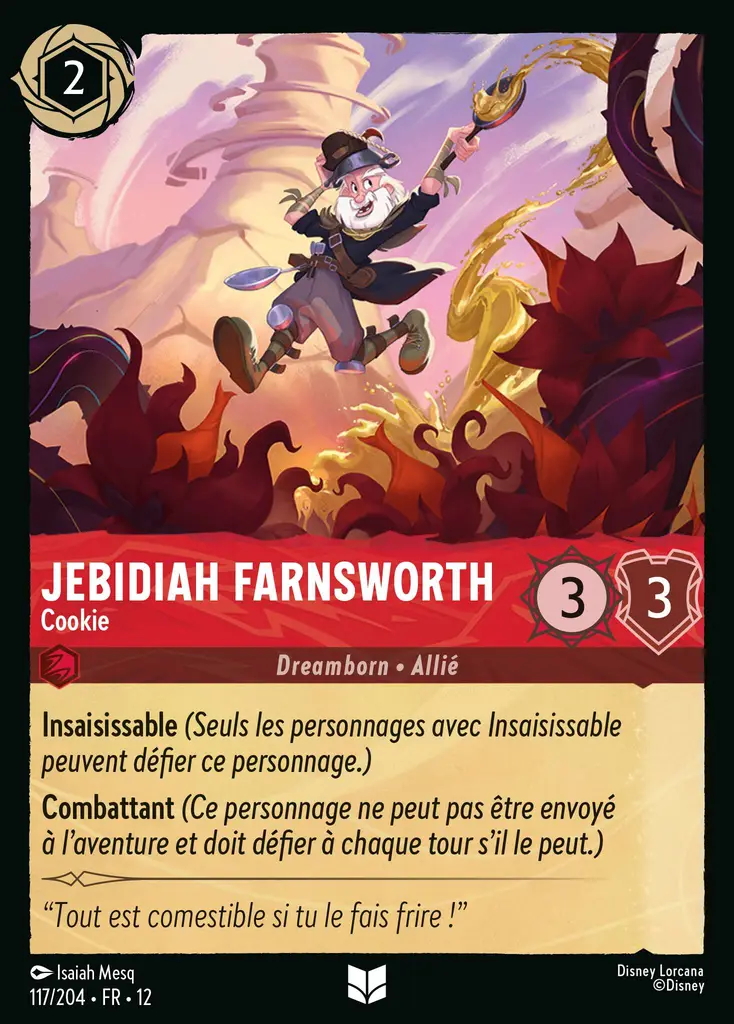 LOR12 [FR] WIL 117 JEBIDIAH FARNSWORTH, COOKIE (UNCO)