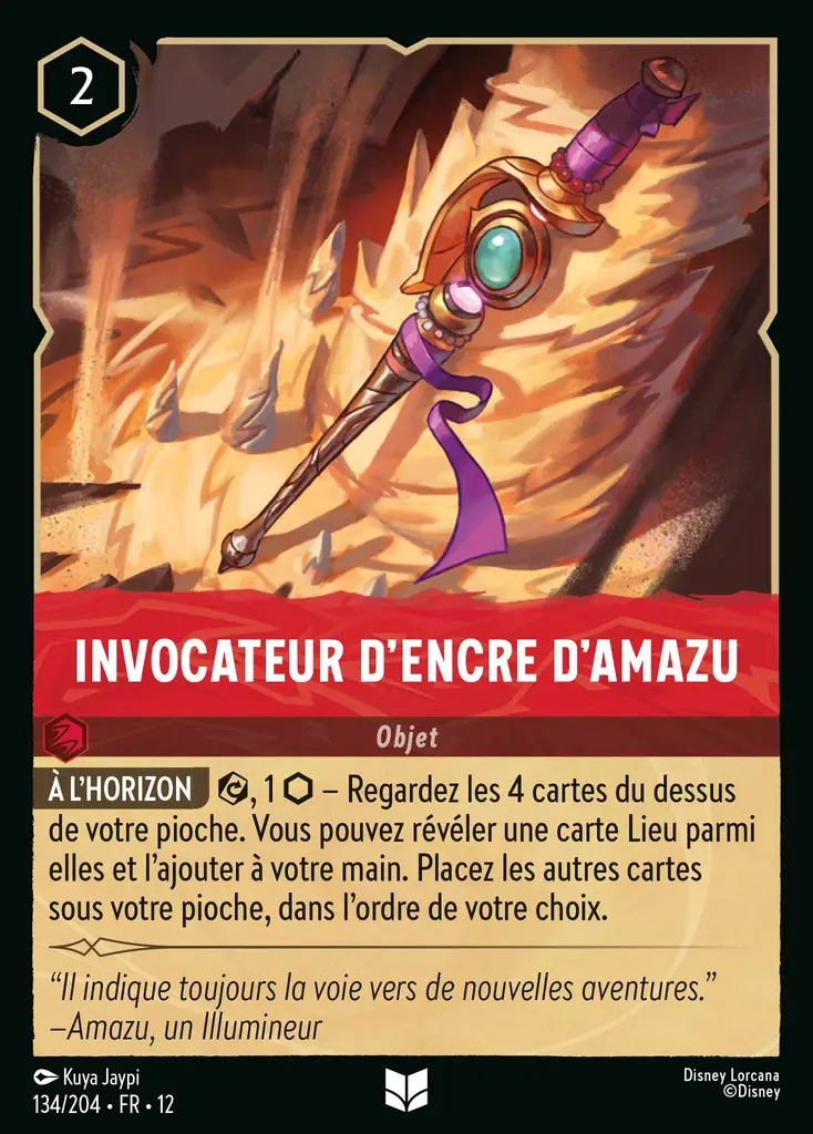 LOR12 [FR] WIL 134 INVOCATEUR D'ENCRE D'AMAZU (UNCO)
