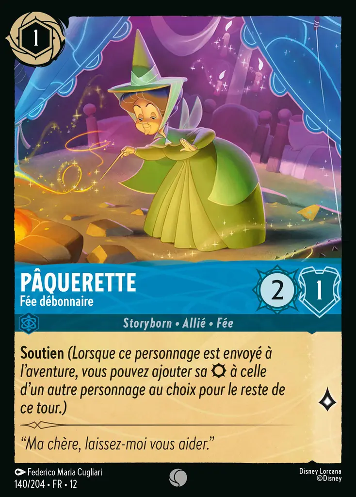 LOR12 [FR] WIL 140 PAQUERETTE, FEE DEBONNAIRE (COMMUNE)