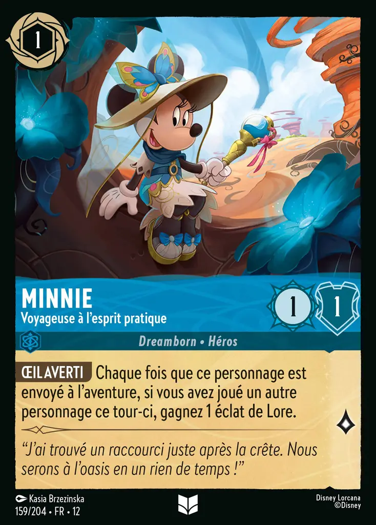 LOR12 [FR] WIL 159 MINNIE, VOYAGEUSE A L'ESPRIT PRATIQUE (UNCO)