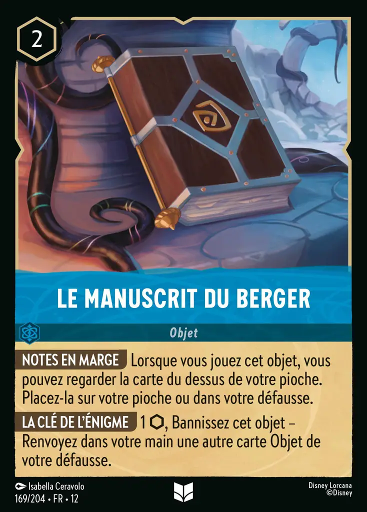 LOR12 [FR] WIL 169 LE MANUSCRIT DU BERGER (UNCO)