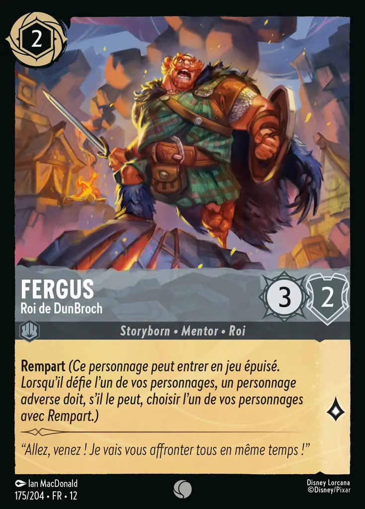 LOR12 [FR] WIL 175 FERGUS, ROI DE DUNBROCH (COMMUNE)