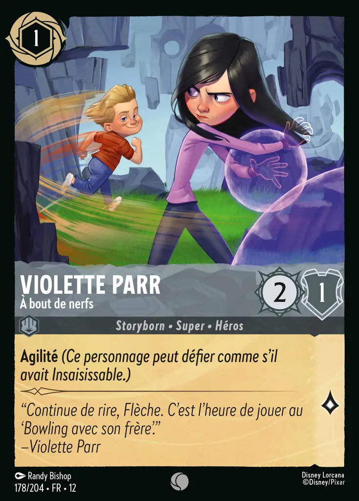 LOR12 [FR] WIL 178 VIOLETTE PARR, &Agrave; BOUT DE NERFS (COMMUNE)