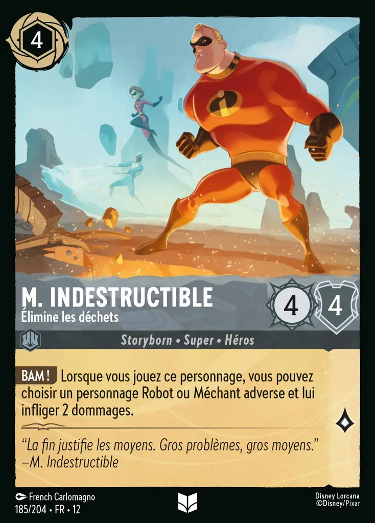 LOR12 [FR] WIL 185 M. INDESTRUCTIBLE, &Eacute;LIMINE LES DECHETS (UNCO)