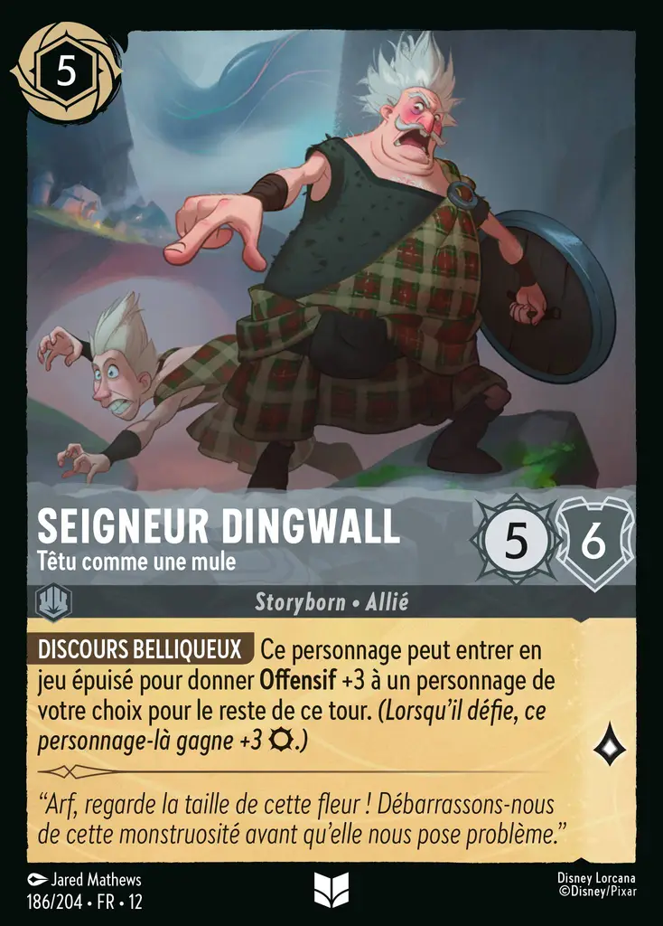 LOR12 [FR] WIL 186 SEIGNEUR DINGWALL, TETU COMME UNE MULE (UNCO)