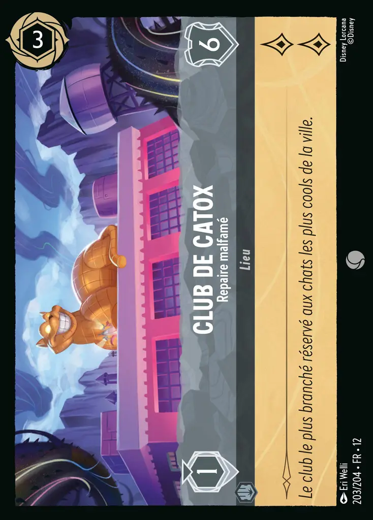 LOR12 [FR] WIL 203 CLUB DE CATOX, REPAIRE MALFAME (COMMUNE)
