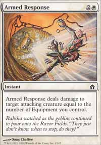 MTG [FR] 5DN (FOIL) 002 REPONSE ARMEE (ÉPHEMERE)