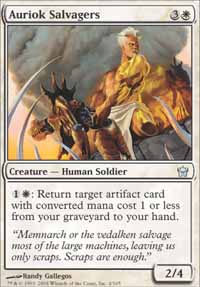 MTG [FR] 5DN (FOIL) 004 RECUPERATEURS AURIOKS (CREATURE : HUMAIN ET SOLDAT)