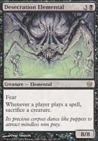 MTG [FR] 5DN 045 ÉLEMENTAL DE PROFANATION (CREATURE : ELEMENTAL)