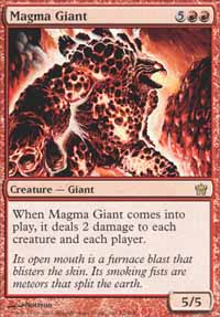 MTG [FR] 5DN 072 GEANT DE MAGMA (CREATURE : GEANT)