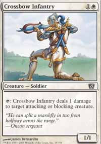 MTG [FR] 8ED 015 ARBALETRIERS A PIED (CREATURE : HUMAIN ET SOLDAT ET ARCHER)