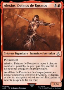 MTG [FR] ACR 033 ALEXIOS, DEIMOS DE KOSMOS 1 (CREATURE LEGENDAIRE : HUMAIN ET BERSERKER)