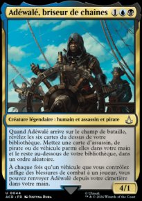 MTG [FR] ACR (FOIL) 044 ADEWALE, BRISEUR DE CHAINES 1 (CREATURE LEGENDAIRE : HUMAIN ET ASSASSIN ET P