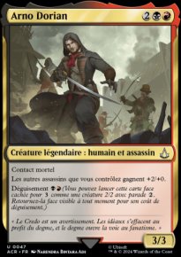 MTG [FR] ACR 047 ARNO DORIAN 1 (CREATURE LEGENDAIRE : HUMAIN ET ASSASSIN)