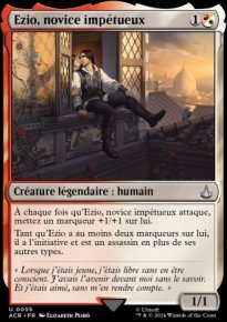 MTG [FR] ACR 055 EZIO, NOVICE IMPETUEUX 1 (CREATURE LEGENDAIRE : HUMAIN)