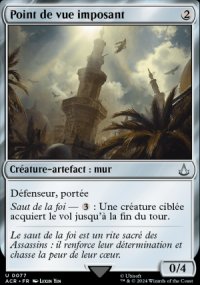 MTG [FR] ACR 077 POINT DE VUE IMPOSANT 1 (CREATURE-ARTEFACT : MUR)
