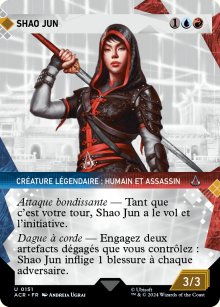 MTG [FR] ACR (FOIL) 151 SHAO JUN 2 (CREATURE LEGENDAIRE : HUMAIN ET ASSASSIN)