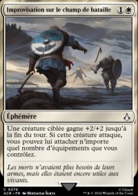MTG [FR] ACR 276 IMPROVISATION SUR LE CHAMP DE BATAILLE (ÉPHEMERE)