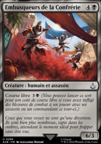 MTG [FR] ACR 285 EMBUSQUEURS DE LA CONFRERIE (CREATURE : HUMAIN ET ASSASSIN)