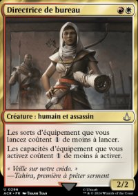 MTG [FR] ACR 296 DIRECTRICE DE BUREAU (CREATURE : HUMAIN ET ASSASSIN)