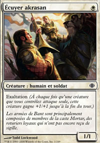 MTG [FR] ALA (FOIL) 001 ÉCUYER AKRASAN (CREATURE : HUMAIN ET SOLDAT)
