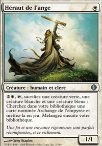 MTG [FR] ALA 002 HERAUT DE L'ANGE (CREATURE : HUMAIN ET CLERC)