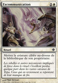 MTG [FR] ALA 011 EXCOMMUNICATION (RITUEL)