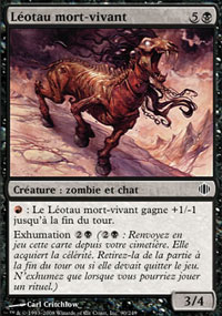 MTG [FR] ALA 090 LEOTAU MORT-VIVANT (CREATURE : ZOMBIE ET CHAT)