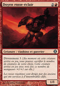 MTG [FR] ALA 117 DOYEN ROSSE-ECLAIR (CREATURE : VIASHINO ET GUERRIER)