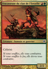 MTG [FR] ALA 189 FRACASSEUSE DU CLAN DE L'ENTAILLE (CREATURE : HUMAIN ET GUERRIER)