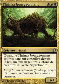MTG [FR] ALA (FOIL) 197 THRINAX BOURGEONNANT (CREATURE : LEZARD)