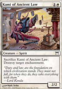 MTG [FR] CHK 021 KAMI DE LA LOI ANCIENNE (CREATURE : ESPRIT)